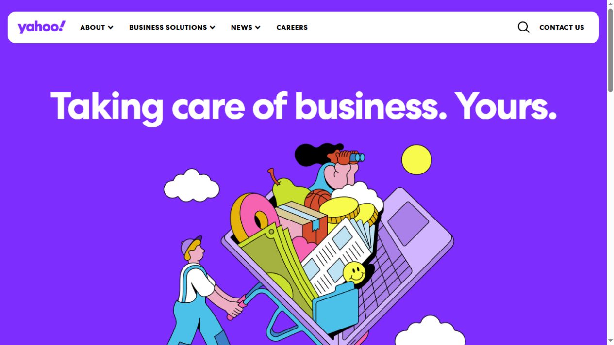 Yahoo official solutions: advertising, DSP and search