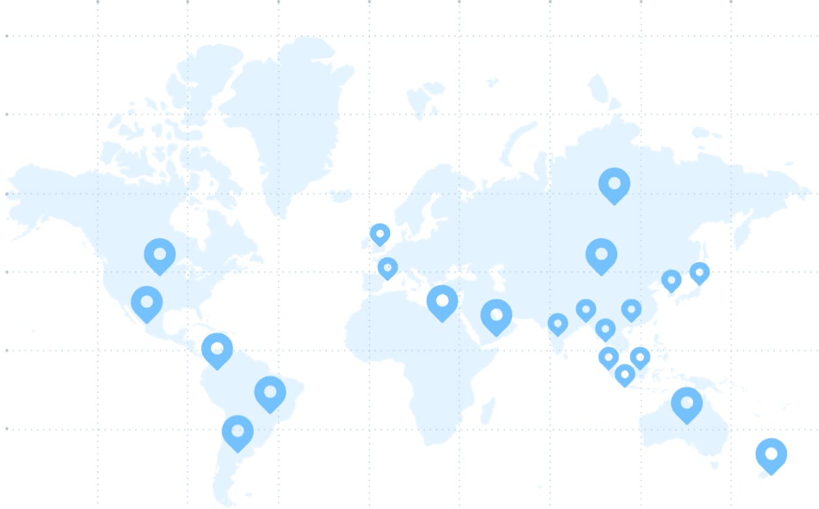 BIGO official About page: global connectivity section